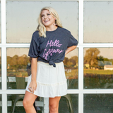 Hello Gorgeous T-Shirt - Pink Peach Boutique