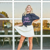 Hello Gorgeous T-Shirt - Pink Peach Boutique
