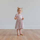Girl Pink Leopard Dress - Pink Peach Boutique