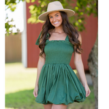 Dream Girl Bubble Hem Dress - Pink Peach Boutique