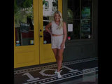 One Shoulder Short Set - Taupe