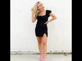 Black Smock Dress