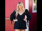 Black Beauty Romper Dress