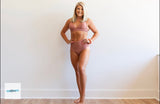 High Waisted Bikini - Mauve - Pink Peach Boutique