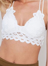 Ivory Bralette - Pink Peach Boutique