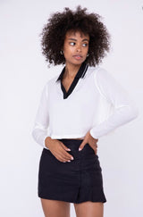 Cropped Polo - Shop Amour Boutique
