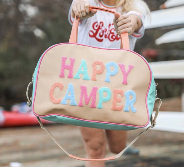 Happy Camper Duffle Bag - Shop Amour Boutique
