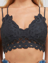 Charcoal Bralette - Pink Peach Boutique