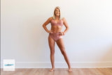 High Waisted Bikini - Mauve - Pink Peach Boutique