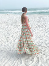 Summer Plaid Maxi Dress - Shop Amour Boutique