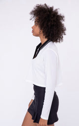 Cropped Polo - Shop Amour Boutique