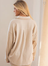 Oversized Knit Shacket - Shop Amour Boutique