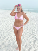 Pink Palms Reversible Bikini - Shop Amour Boutique