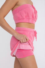 Vacay Pink Two Piece Skort Set - Shop Amour Boutique
