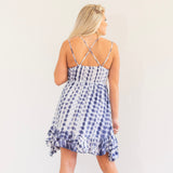 Tie Dye Dress - Blue - Shop Amour Boutique