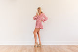 Mauve Romper - Pink Peach Boutique