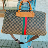 Patterned Duffle Bag - Shop Amour Boutique