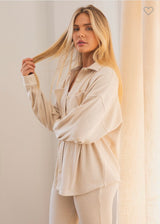 Oversized Knit Shacket - Shop Amour Boutique