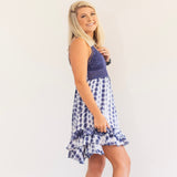 Tie Dye Dress - Blue - Shop Amour Boutique