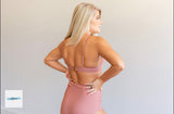 High Waisted Bikini - Mauve - Pink Peach Boutique
