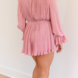 Mauve Romper - Pink Peach Boutique