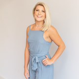 Slit Leg Jumpsuit - Pink Peach Boutique