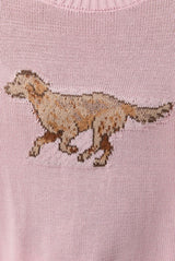 Pink Golden Retriever Sweater