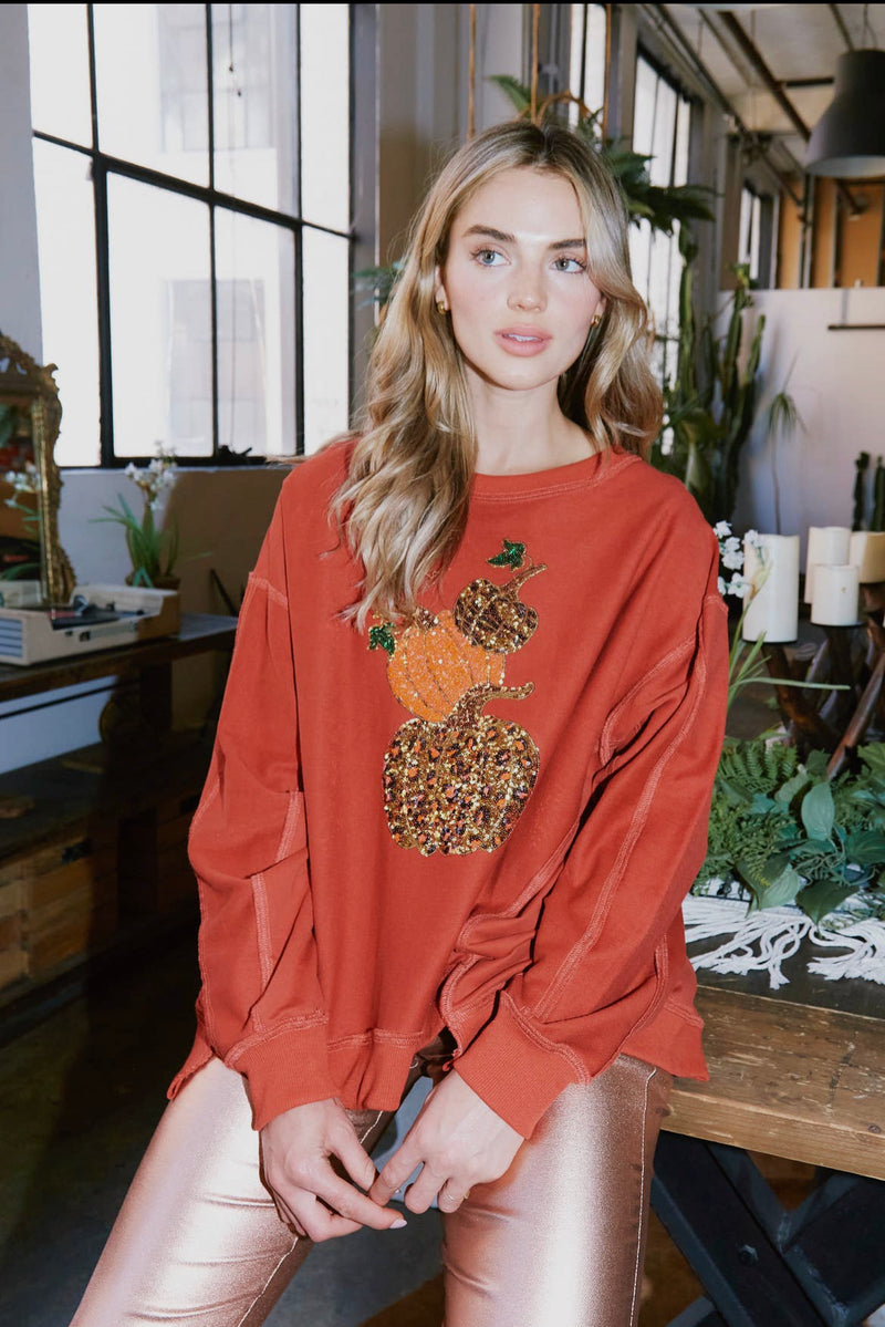 Pumpkin Spice Sweatshirt - Shop Amour Boutique