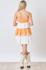 Tennessee Game Day Dress - Orange and White