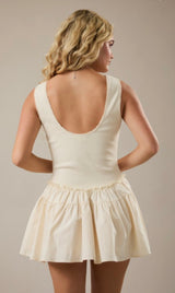 Summer Lovin’ Mini Dress - Cream