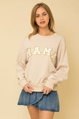 Mama chenille sweatshirt - Shop Amour Boutique