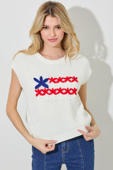 American Flag Sweater