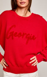 Georgia Gameday Sweater - Red