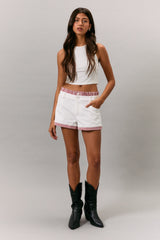 Peekaboo Boxer Plaid Detail Shorts