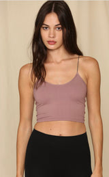 Bandeau Seamless Top - Dusty Lilac - Pink Peach Boutique