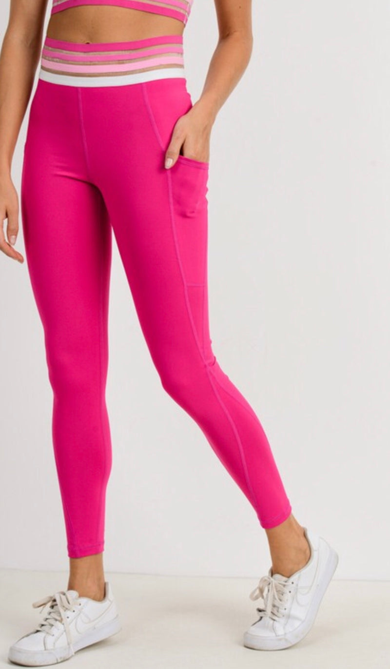 Pretty in Pink Leggings - Pink Peach Boutique