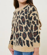 Slayin' It Leopard Mohair Sweater - Pink Peach Boutique