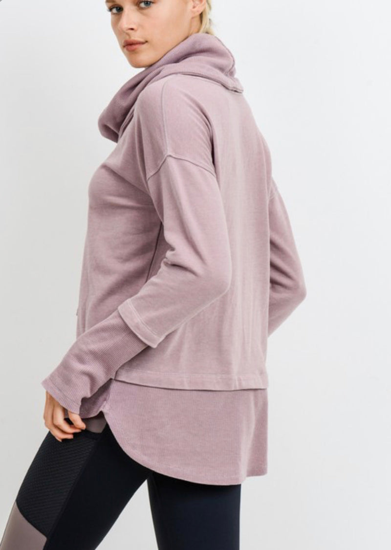 Women's Dusty Pink Pullover - Pink Peach Boutique