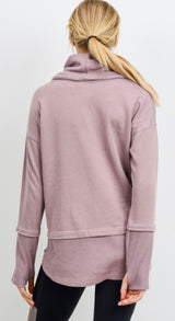 Women's Dusty Pink Pullover - Pink Peach Boutique