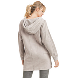 Mineral Washed Pullover Hoodie - Taupe - Pink Peach Boutique