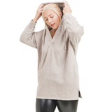 Mineral Washed Hoodie Plus - Taupe - Pink Peach Boutique