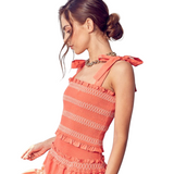 Summer Lovin' Skirt Set - Coral - Pink Peach Boutique
