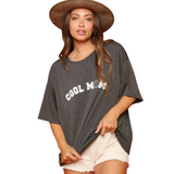 cool mom graphic shirt - pink peach boutique