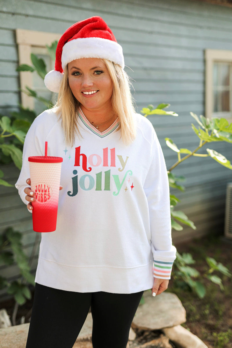 women's christmas pullover ribbed sweater