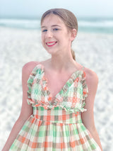 Summer Plaid Maxi Dress - Shop Amour Boutique