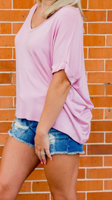 Blushing For You Shirt - Pink Peach Boutique