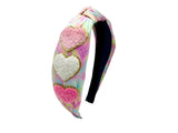 Varsity Heart Knotted Headband - Shop Amour Boutique